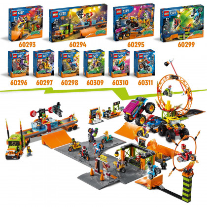 LEGO City Stuntz Stunt Show Arena & Truck Set - 60295