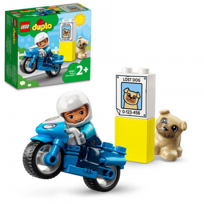 LEGO DUPLO Rescue Police Motorcycle Set 10967