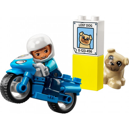 LEGO DUPLO Rescue Police Motorcycle Set 10967