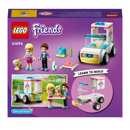 LEGO Friends Pet Clinic Ambulance Vet Toy 41694