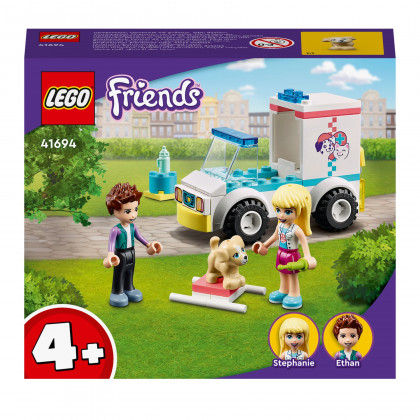LEGO Friends Pet Clinic Ambulance Vet Toy 41694