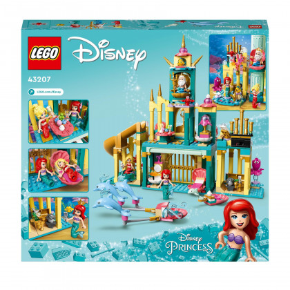 LEGO Disney Princess 43207 - Il palazzo sottomarino di Ariel