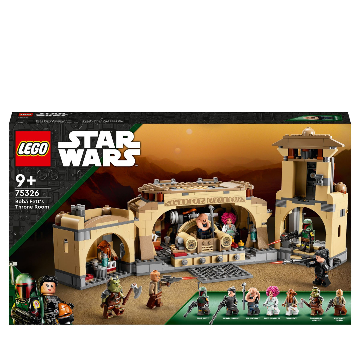 LEGO Star Wars 75326 - La sala del trono di Boba Fett