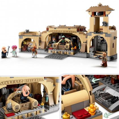 LEGO Star Wars 75326 - La sala del trono di Boba Fett