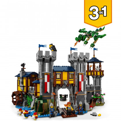 LEGO Creator 3in1 Medieval Castle Toy Set 31120