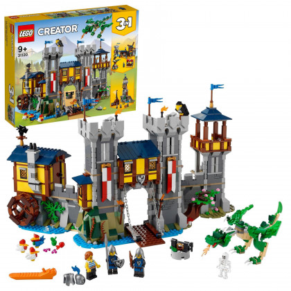 LEGO Creator 3in1 Medieval Castle Toy Set 31120