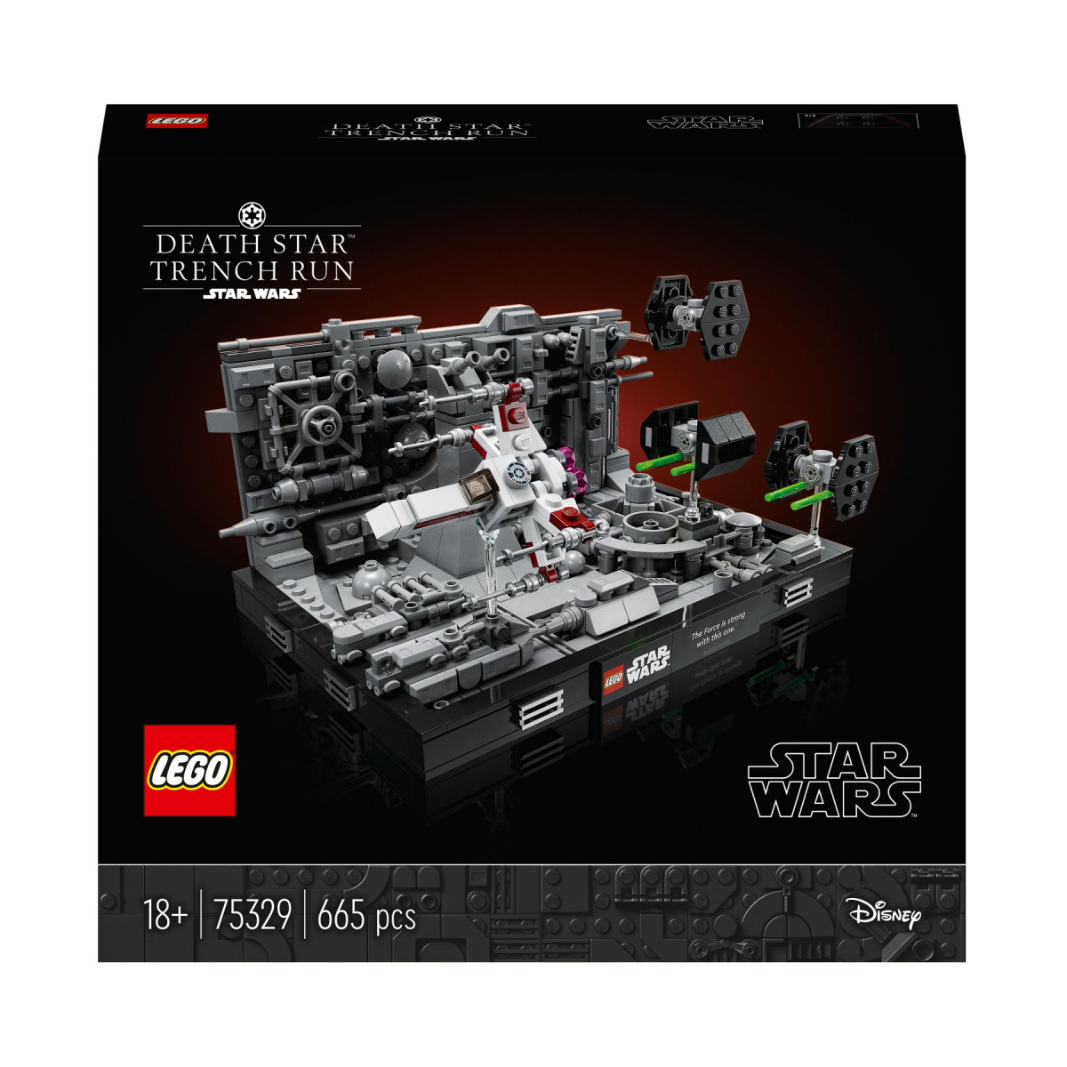 LEGO Star Wars Death Star Trench Run Diorama 75329