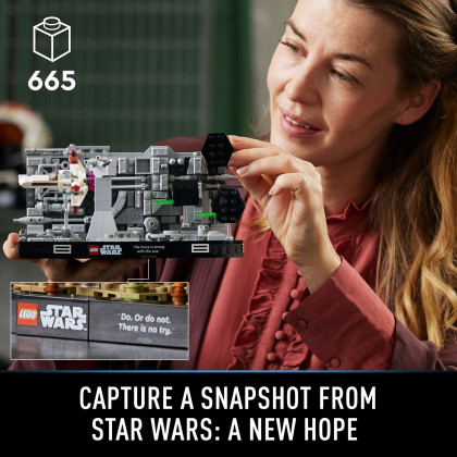 LEGO Star Wars Death Star Trench Run Diorama 75329