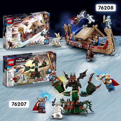 LEGO Marvel Super Heroes 76207 - Attack on New Asgard Thor Set