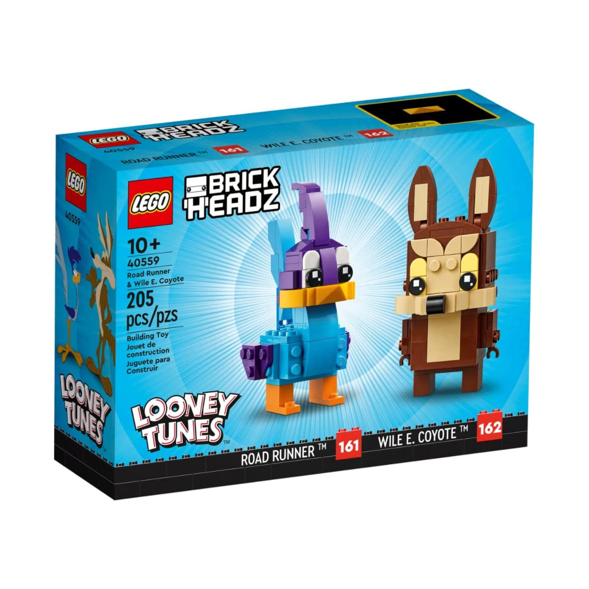 LEGO Looney Tunes Brickheadz 40549 - Beep Beep e Willy il Coyote