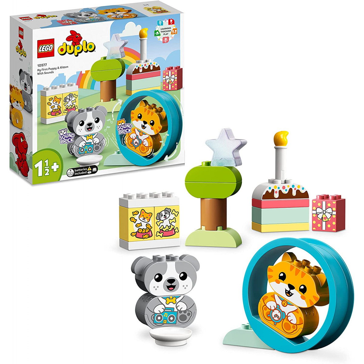 LEGO DUPLO 10977 - Il mio primo cagnolino e gattino con suoni