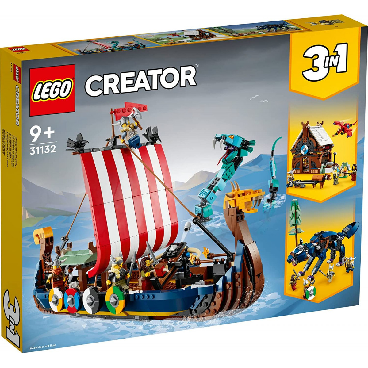 LEGO Creator 31132 - Viking Ship and the Midgard Serpent
