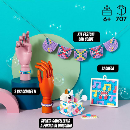 LEGO DOTS 41962 - Family Pack creativo - Unicorno
