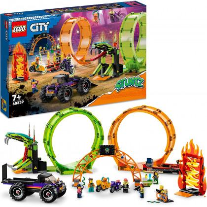 LEGO City 60339 - Double Loop Stunt Arena
