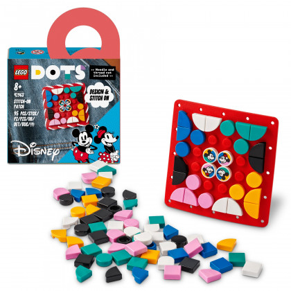 LEGO DOTS Mickey & Minnie Stitch-on Patch Set 41963