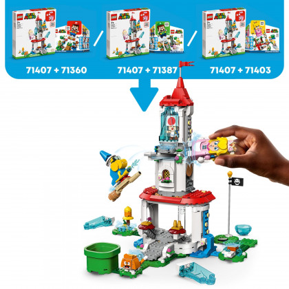 LEGO Super Mario Cat Peach Suit & Tower Set 71407