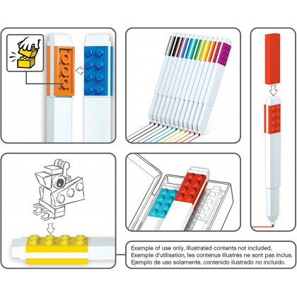 Lego 5005963 - 12-Pack Marker Set