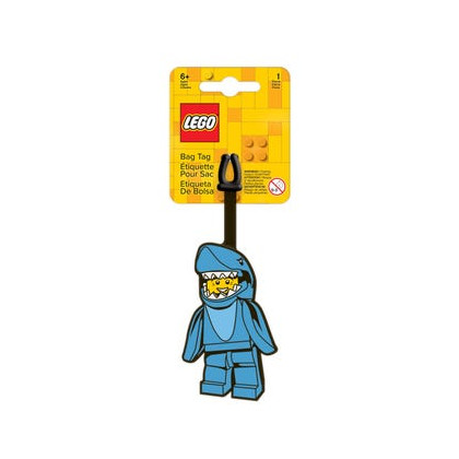 Lego 52540 - Etichetta per bagagli omino squalo