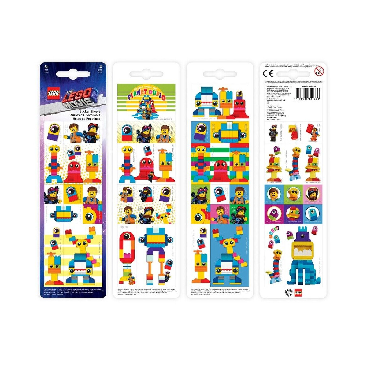 Lego 52333 - The Lego Movie 2 sticker sheets