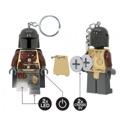 Lego LGL-KE172 - Torcia portachiavi Star Wars The Mandalorian