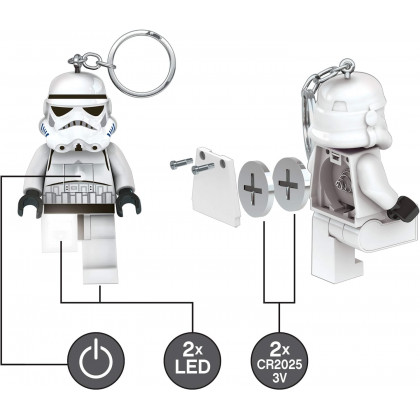 Lego LGL-KE12H - Torcia portachiavi Star Wars Stormtrooper