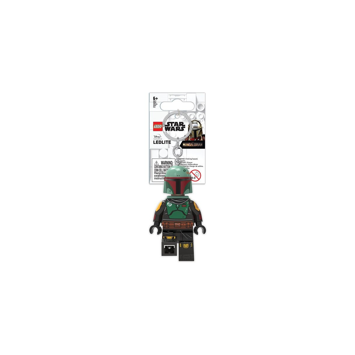 Lego LGL-KE188H - Torcia portachiavi Star Wars Boba Fett