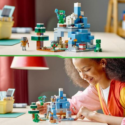 Lego 21243 - Minecraft The Frozen Peaks Toy Set