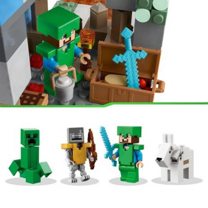 Lego 21243 - Minecraft The Frozen Peaks Toy Set