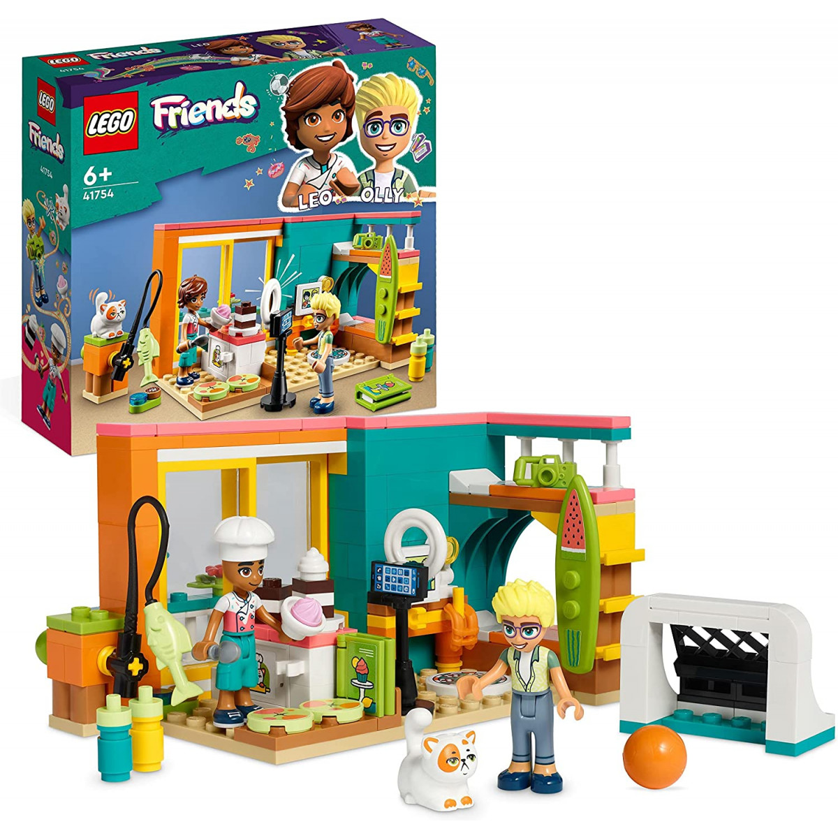 Lego 41754 - Friends Leo's Room Toy Bedroom Playset