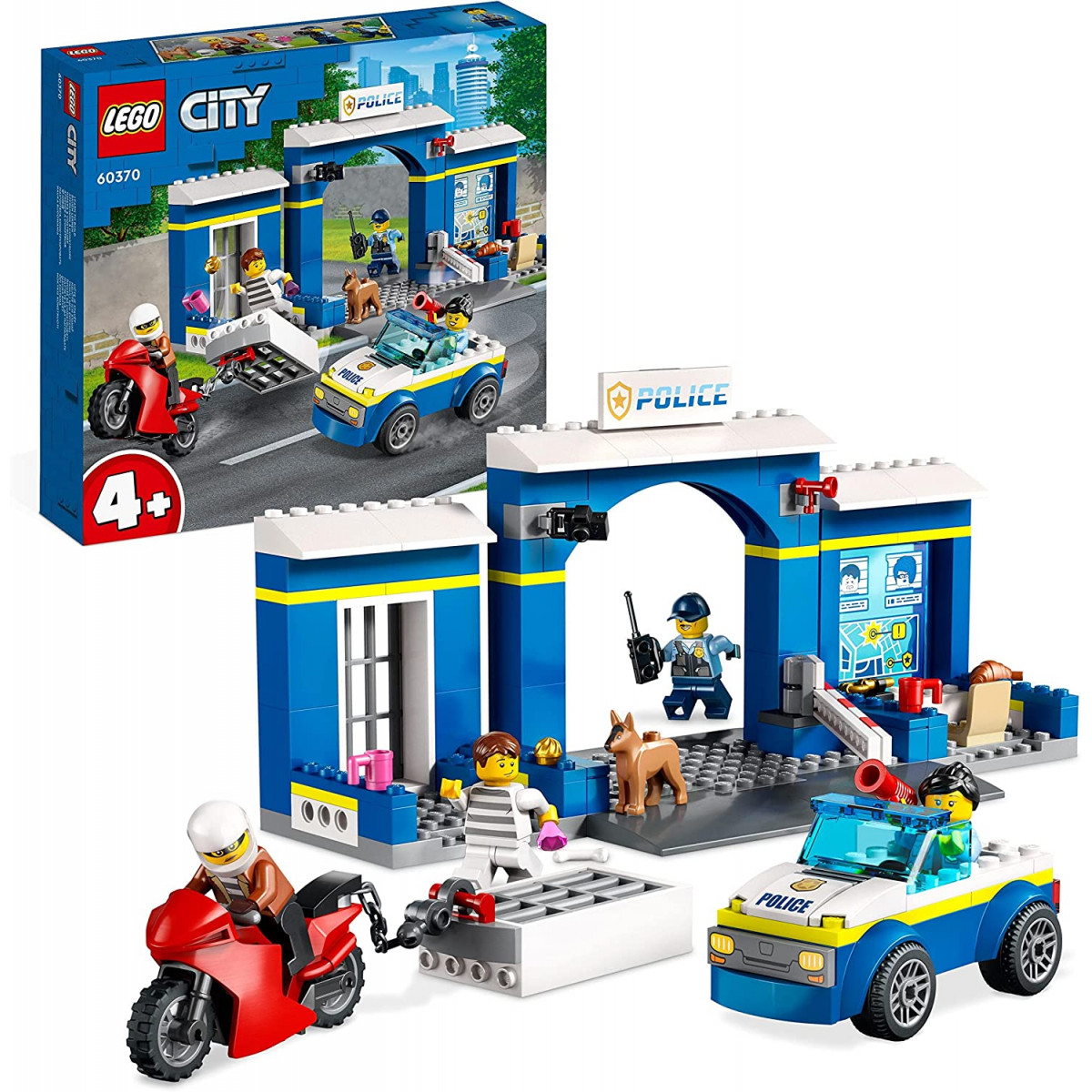 Lego 60370 - City Police Station Chase Toy Playset