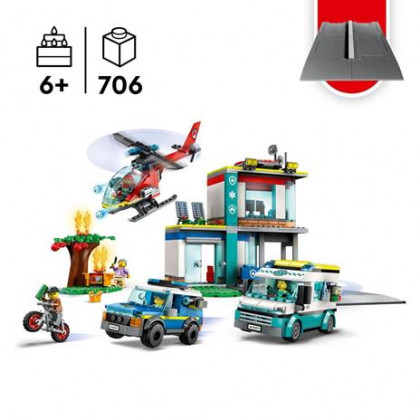 Lego 60371 - City Police Emergency Vehicles HQ Set