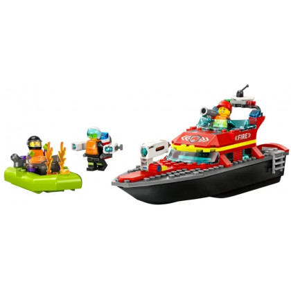 Lego 60373 - City Fire Rescue Boat Toy Building Set