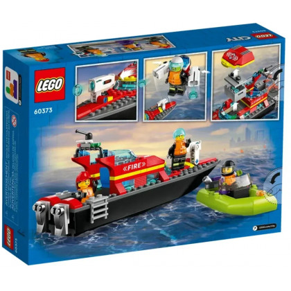 Lego 60373 - City Fire Rescue Boat Toy Building Set