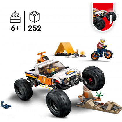 Lego 60387 - City 4x4 Off-Roader Adventures Car Set