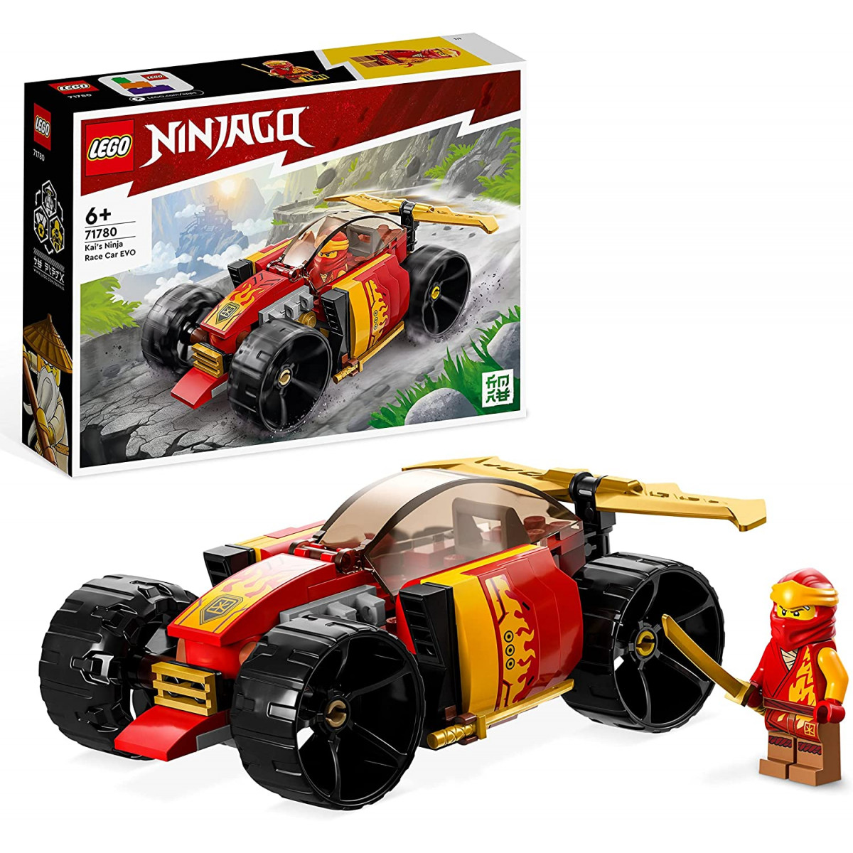 Lego 71780 - NINJAGO Kai’s Ninja Race Car EVO Toy Set