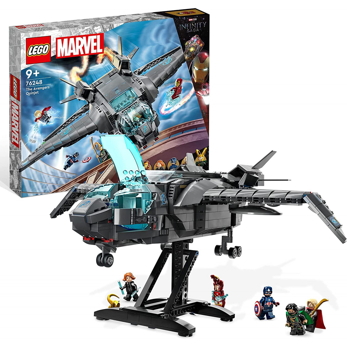Lego 76248 - Avengers Marvel The Avengers Quinjet Building Toy