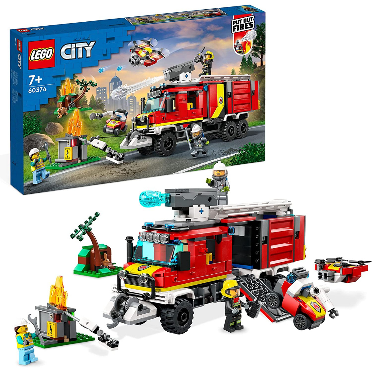 Lego 60374 - City Fire Command Unit Truck Toy