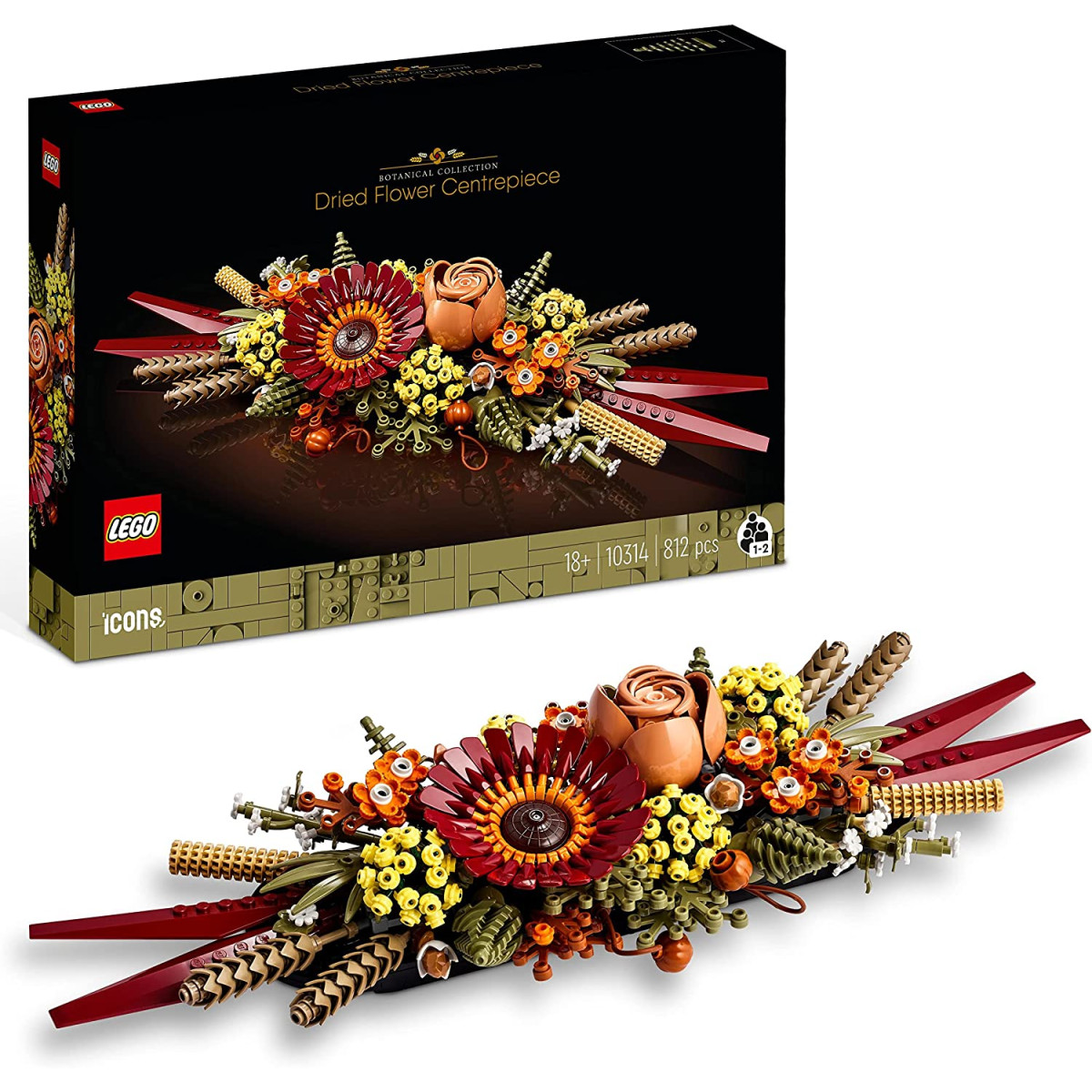 LEGO 10314 - Creator Expert Centrotavola di fiori secchi