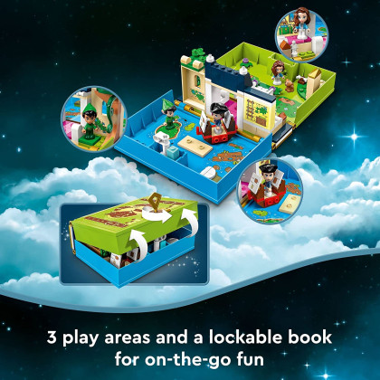 Lego 43220 - L'avventura nel libro delle fiabe di Peter Pan e Wendy