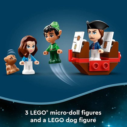 Lego 43220 - L'avventura nel libro delle fiabe di Peter Pan e Wendy