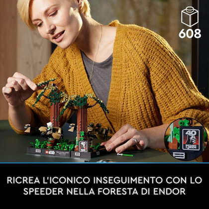 Lego 75353 - Diorama Inseguimento con lo speeder su Endor™