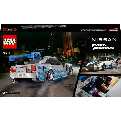 Lego 76917 - 2 Fast 2 Furious Nissan Skyline GT-R (R34)