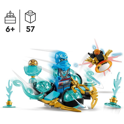 Lego Ninjago 71778 - Drift del potere del drago Spinjitzu di Nya